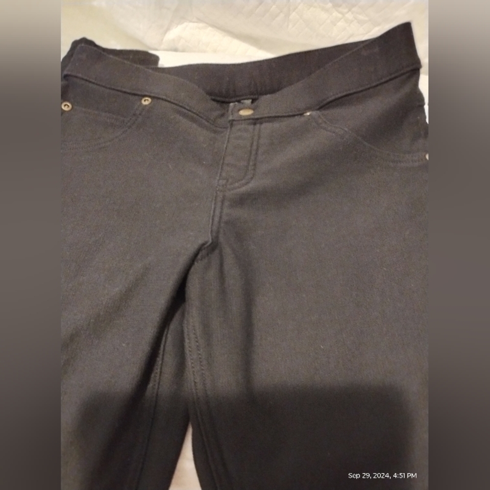 Hue fleece lined denim leggings